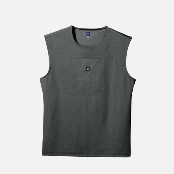 YZY Gap by Balenciaga Sleeveless Second Skin Dark Green Tank Top Men's Small - Picture 1 of 7